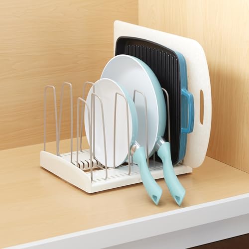 YouCopia StoreMore Cookware Rack with Tall Steel Wires, Adjustable Pan and Lid Organizer for Kitchen Cabinet Storage, Classic Edition - size: Classic Edition