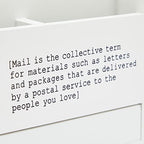 Juvale Wooden 3-Tier Countertop Mail Organizer - Desktop Organizer with Drawer for Paper & Supplies - Wall-Mount Mail Holder for Envelopes & Letters - White, 11 x 7 x 4 in