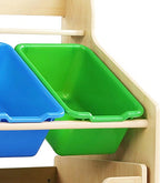 Humble Crew Kids' Store-All Unit, Natural Finish (TB816) - color: Natural Finish & Primary