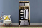 iwill CREATE PRO Folding Storage Box with Zip Lid and Handles, Rigid Storage Baskets With Linen Fabric& Plastic Board, Closet Shelf Drawers,Dark Gray, 2 pcs - color: Dark Gray