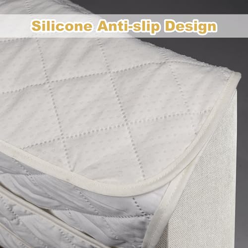 Remote Control Holder for Recliner,Non Slip Armchair Caddy,Sofa Armrest Storage Organizer for Recliner Couch With 6 Pockets for TV Remote,Cell Phone,Magazine - color: Off-White