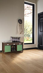 ClosetMaid 16051 Premium 3-Cube Bench, Dark Chestnut - color: Dark Chestnut, size: 3-Cube Bench