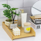 MultiBey A4 Bamboo Stackable Paper Tray 2-Pack, 2-Tier Anti-Toppling Desk Organizer, Wooden Letter Document Magazine Tray Desktop File Folder Holder for Office & Home Supplies