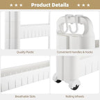 3 Tiers Slim Rolling Storage Cart, 3.5 Inches Slim Slide Out Bathroom Organizer Cart, Tiered Storage Rack with Wheels, Narrow Mobile Utility Cart for Laundry Room, Kitchen, Office, Sturdy Room - size: 3 Tiers