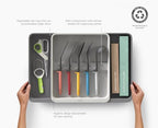 Joseph Joseph DrawerStore Expanding Utensil and Gadget Organizer, Expandable Tray for Kitchen Drawer, Recycled Plastic - size: Expandable, style: Utensils Organizer