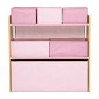 Delta Children - GapKids 6 Bin Toy Organizer - Greenguard Gold Certified, Blush Pink - color: Blush Pink