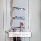 Delta Children GAP babyGap 2-Pack Over the Door Storage Organizer with 4 Pockets, Pink - color: Pink