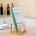 Kunovo Bamboo Dish Rack,Pot lid/Plate/Cutting Board Organizer for Kitchen cabinets,Bottle Drying Holder - color: 3g