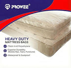 2 PK 4Mil Heavy Duty Full/Twin XL/Twin Mattress Bags for Moving,Clear Plastic Mattress Bags for Storage, Full/Twin Mattress Cover for Moving - size: Full/Twin XL,2 Pack, style: Heavy-Duty Protection (4 Mil Thick)