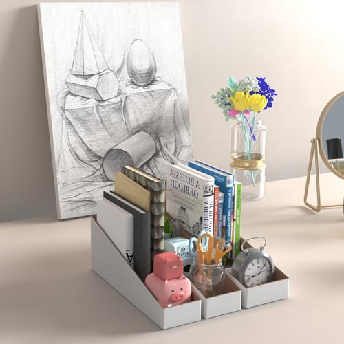 ZBEIVAN Cardboard Storage Bins Boxes 35 Packs 15x4x4.5 Inches, Easy Assembly Pantry Organizer Bins for Shelf, White - color: White, size: 15x4x4.5 inch