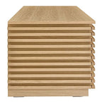 Modway Render 47" Wood Grain Storage Bench in Oak - color: Oak