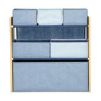 Delta Children - GapKids 6 Bin Toy Organizer - Greenguard Gold Certified, Indigo Blue - color: Indigo Blue