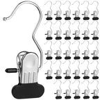 Clothes Pins 30-Pack Laundry Hook Hangers Clothes Hanger Clips for Closet Organizer Socks Towels Clips Heavy Duty Clothespins Bulk Clothes Hanger Clips for Wardrobe Travel Pants Socks Handbag