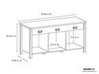 ClosetMaid 16052 Premium 3-Cube Bench, Black Walnut - color: Black Walnut, size: 3-Cube Bench