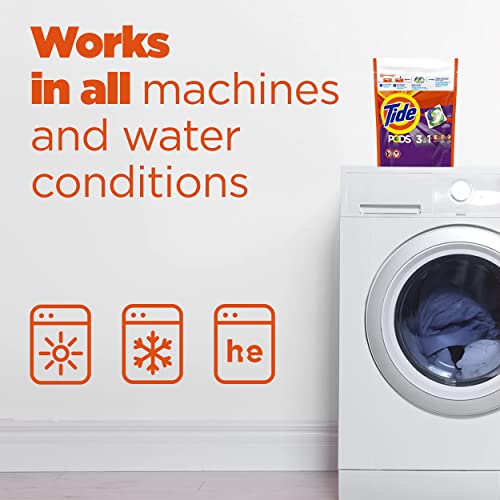 Tide PODS Laundry Detergent Soap Pods, Spring Meadow, 37 Count (Pack of 3 Bag Value Pack), Total 111 Count, HE Compatible - size: 37 Count (Pack of 3)