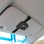 Homakover Garage Door Opener Holder for Visor, Carrying Case for Chamberlain LiftMaster Garage/Gate Door Opener Remote, Adjustable Visor Bag Gate Clicker Holder - size: Chamberlain LiftMaster