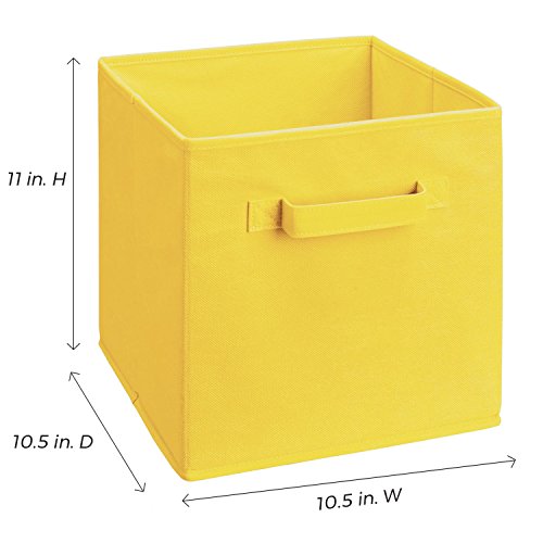 ClosetMaid 1833 Cubeicals Fabric Drawer, Lemon - color: Lemon, size: 1-Pack, style: 1-Pack