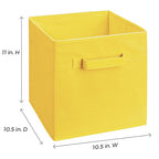 ClosetMaid 1833 Cubeicals Fabric Drawer, Lemon - color: Lemon, size: 1-Pack, style: 1-Pack
