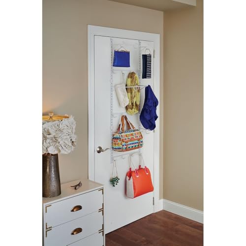 ClosetMaid 97537 Over-the-Door Adjustable Hanging Organizer, White - style: Hanging Organizer