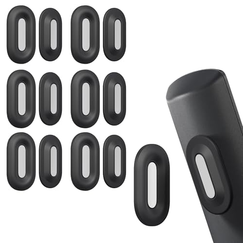 Nearockle 6 Pack Magnetic Remote Control Holder Wall Mount, 2025 Upgraded Smaller & Stronger Magnetic Silicone Remote Control Organizer TV Remote Charger Holder Caddy Back of TV (Black) - color: Black, size: 6 Pack