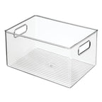 iDesign Recycled Plastic Pantry Storage Bin – Linus Collection - Clear - style: Pack of 1