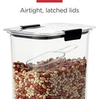 Rubbermaid Brilliance BPA-Free Airtight Food Storage Containers with Lids Set of 20 with Scoops Perfect for Kitchen and Pantry Organization - size: Assorted Sizes (40-Piece)