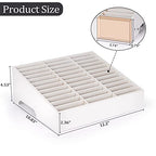 36-Grid Wooden Cell Phone Holder Desktop Organizer Storage Box for Classroom Office (White 36-Grid) - size: White 36-Grid