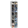 Simple Houseware 20 Section Shelves Hanging Shoes Organizer Holder for Closet, Gray - color: Grey