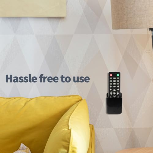 2 PCS Remote Control Holders Wall Mount, Self Adhesive TV Air Conditioner Remote Control Holder, Wall Mount Storage Box Organizer Wall Pen Holder Storage for Home Office School (Black, 2) - color: Black, size: 2