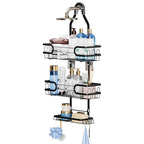 Shower Caddy Hanging, Shower Caddy Hanging Bathroom Shower Organizer, Long Bathroom Shower Organizer Hanger Rack with Hooks,Soap Holder - size: Bathroom Organizer 1