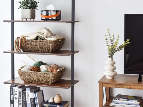 StorageWorks Hand-Woven Jumbo Storage Baskets with Wooden Handles, Seagrass Wicker Baskets for Organizing, 2-Pack - color: Natural(Seagrass), size: Large