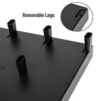 Mind Reader Monitor Stand, 3 Storage Drawers, Desktop Organizer, Riser, Office, 13.5"L x 13"W x 4"H, Set of 2, Black - size: 2 Pack