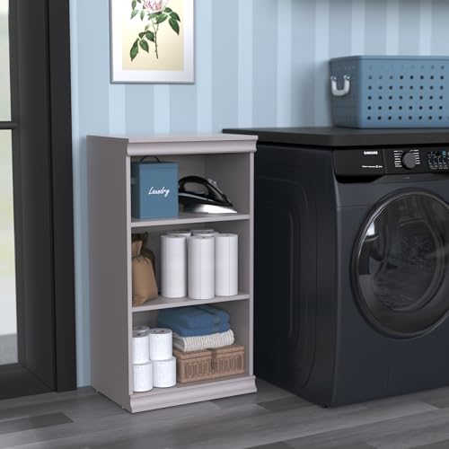 ClosetMaid Modular Storage Shelf Unit with 3-Shelves, Taupe - color: Taupe