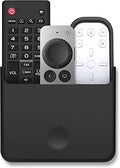 elago Universal Remote Holder Mount Compatible with Apple TV Remote and All Other Remote Controls - Adhesive Tape or Screw Mounting Options, Available Wired Charging [Large] [Black] - color: Black, size: Large