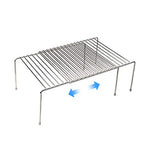Tomorotec Space-Saving Stainless Steel Storage Rack, 12.8-22.8 in, Silver, Easy to Install, Versatile Design - color: Silver-1Pcs