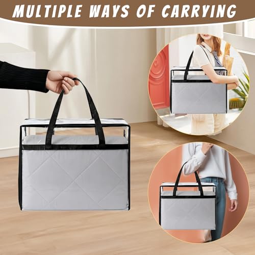 40L Clear Storage Bags Plastic Blanket Storage Bag Foldable Moving Organizers Containers with Zipper for Bedding Blanket Clothes Under Bed Holder - 4 Pcs - color: 4 Pcs, size: 40L