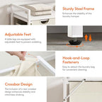 Lifewit Laundry Hamper 4 Section, 168L Pull out Laundry Clothes Basket Organizer with Large Top Shelf and 4 Removable Bags and Handles for Laundry Room Bedroom Bathroom, White with A Shelf - color: White, style: Laundry hamper with a shelf