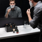 Cologne Organizer for Men with 3 Drawers - Mens Vanity Organizer, Perfume Stand & Cologne Shelf - Bathroom Countertop Storage for Shaving Kit, Skincare - Dresser Organizer, Gifts for Men