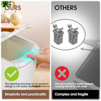 CEROELDA 3 Pack Bathroom Trash Can with Lid, 10L/2.6 Gal Small Garbage Can with Press Top Lid, Slim Plastic Waste Basket for Toilet, Office, Bedroom (White, 3 Pack) - color: 3 Pack-White