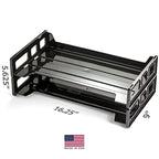 Officemate 26054 Recycled Desk Tray, Side Load,9 x 16 1/4 x 5, Legal, Black, (OIC26054) (Pack of 12) - size: Pack of 12