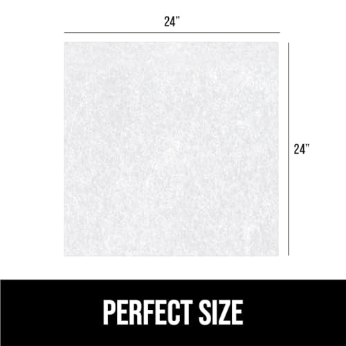 GORILLA GRIP LeakGuard Non-Adhesive Under Sink Mat for Kitchen Cabinet, Waterproof Quick Dry Shelf Liner, Durable Absorbent Felt Mats for Bathroom Sinks, Cabinets, Dresser, Easy to Trim, 24x24 White - color: White, size: 24"W x 24"L