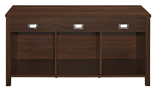 ClosetMaid 16051 Premium 3-Cube Bench, Dark Chestnut - color: Dark Chestnut, size: 3-Cube Bench