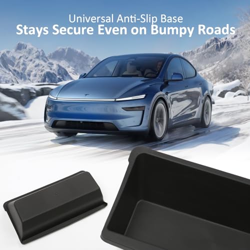 GEEDAR Under Seat Storage Box Organizer for Tesla Model Y 2025 2026 Refresh (Juniper), New Model Y 2025 2026 Hidden Storage Box, Washable Underseat Organizer Fit Tesla Model Y 2025 Accessories - size: for Model Y Juniper Front Seat