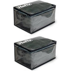 Hefty Large Flexible Tote with Breathable Mesh, Double Zipper, 2 Handles – Ideal for Moving or Clothes & Apparel Storage, Alternative to Plastic Bin, Organizer or Container – 2 Pack - size: 11 Gal - Standard