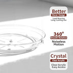 2 Pack Lazy Susan Turntable Organizer for Cabinet, 9.25'' Rotating Spice Rack Organization for Kitchen, Pantry, Bathroom, Vanity, Countertop, Medicine Storage, Seasoning Spice Organizer - size: 2 PACK 1-Tier