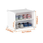HOMIDEC Shoe Storage Cabinet, 48 Pairs Shoe Rack 3 by 8 Tier Space Saving Shoe Organizer for Closet Hallway Living Room Bedroom Garage - color: White, style: 3 by 8
