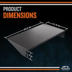 Traeger Grills BAC362 Folding Front Shelf – Steel Grill Accessory for Pro 22, Pro 575, and Ironwood 650, Ideal for Food Prep and Storage