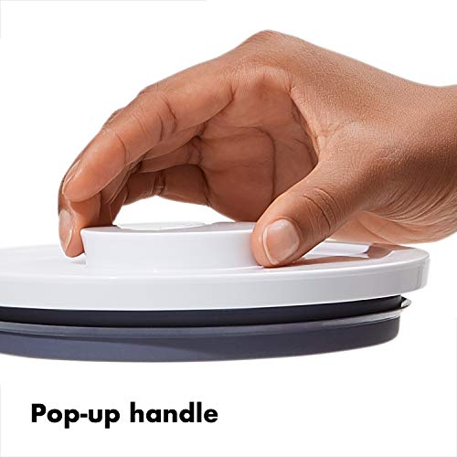 OXO Good Grips Round 3-Piece Mini Round POP Canister Set (Pack of 4) - size: 3 pack - 0.6 qt (Pack of 4), style: Plastic Bath Set
