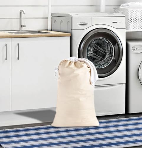 COTTON CRAFT Extra Large Laundry Bags - Heavy Duty Cotton Canvas Drawstring Closure Washable Laundry Bag - Back to School Travel College Dorm Basket Hamper Liner Toys Clothes Organizer Sack -XL 28x36 - size: Laundry Bag / 1 Pack