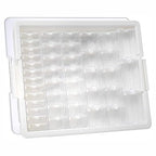 Darice Elizabeth Ward 45 Piece Assorted Portable Diamond Painting Storage and Bead Organizer with 42 Variable Sized Containers - style: 45-Piece
